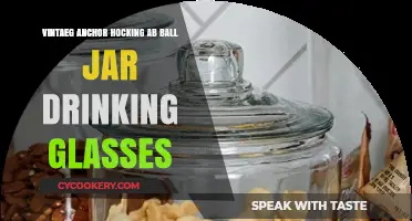 Vintage Anchor Hocking Ab Ball Jar Glasses: Charming Retro Drinking Ware