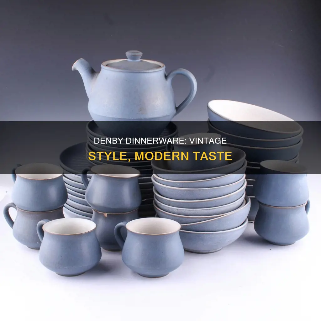 vintage denby dinnerware sets