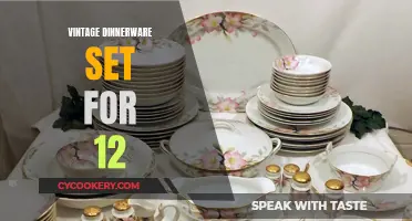 Vintage Dinnerware Set for a Dozen