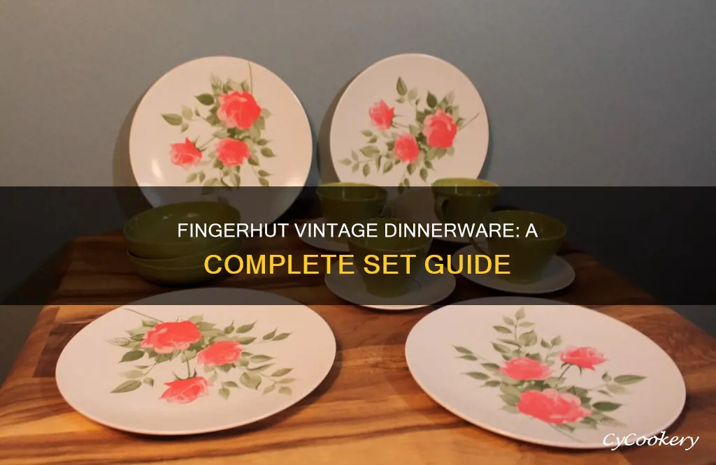 vintage fingerhut dinnerware sets