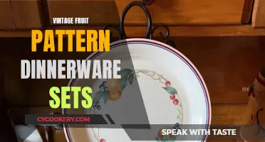 Retro Fruit-Patterned Dinnerware