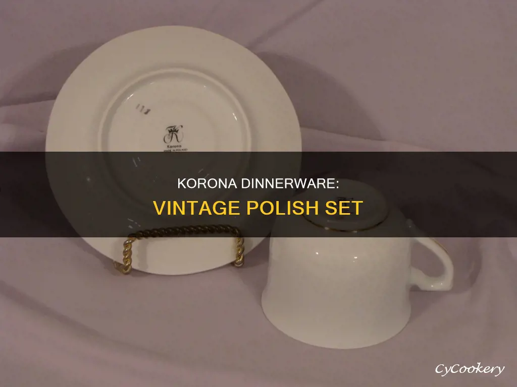 vintage korona dinnerware made in poland full set