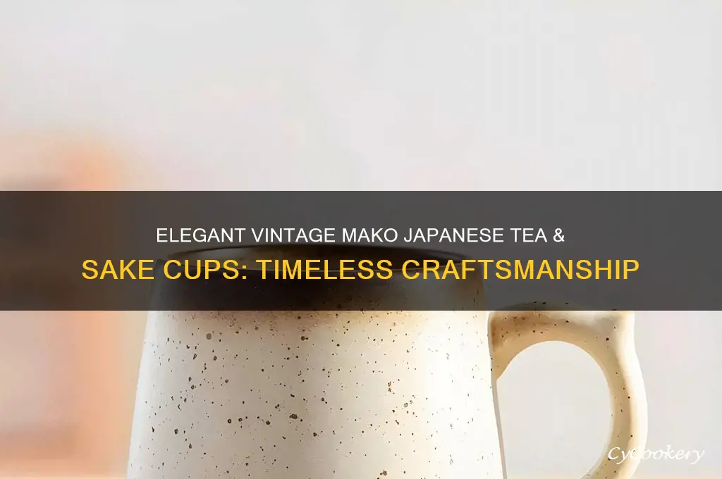 vintage mako japanese tea or sake cups