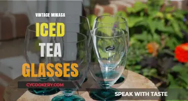 Elegant Vintage Mikasa Iced Tea Glasses: A Timeless Summer Essential
