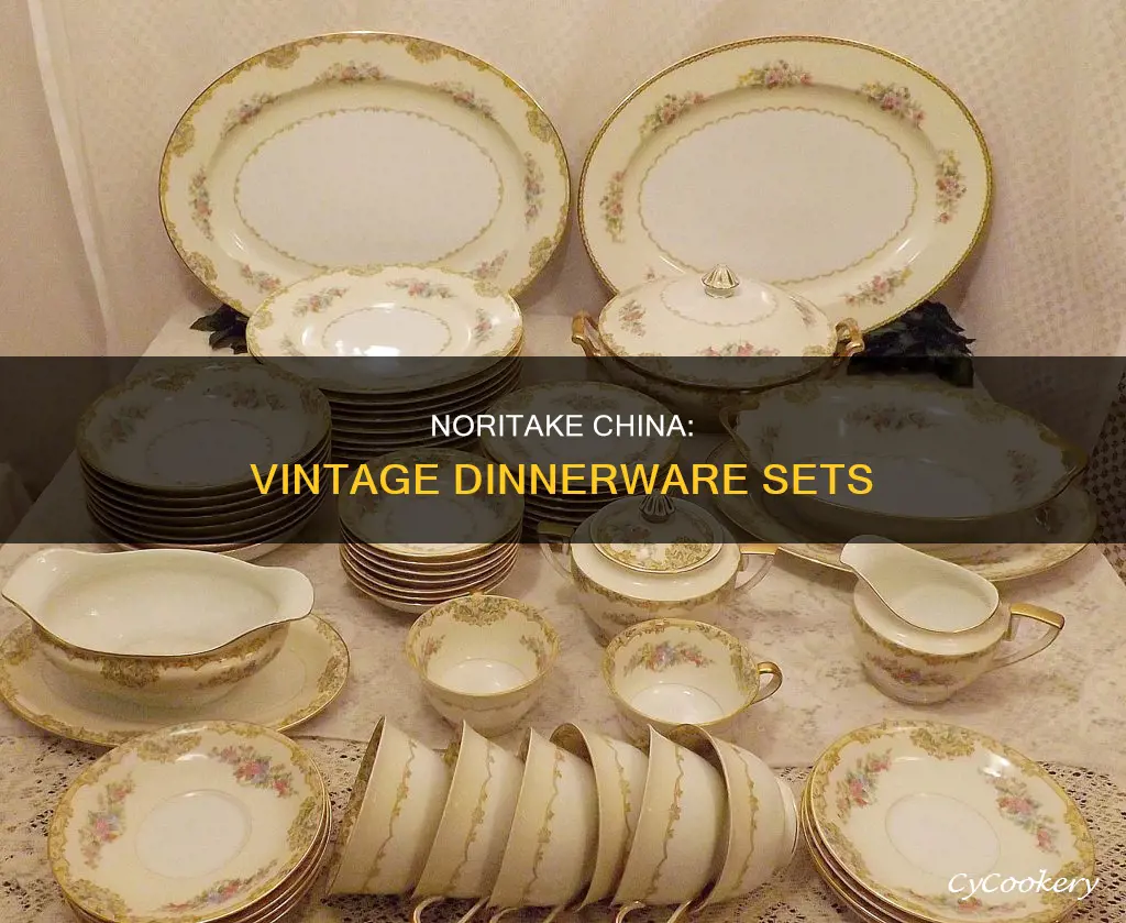 vintage noritake china dinnerware sets