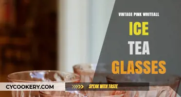 Charming Vintage Pink Whiteall Ice Tea Glasses: A Nostalgic Summer Essential