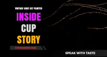 Unveiling the Art: Vintage Sake Set's Painted Cup Story