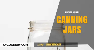 Timeless Charm of Vintage Square Canning Jars: A Collector's Guide