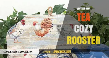 Charming Vintage Tiny Tea Cozy Rooster: A Nostalgic Kitchen Delight