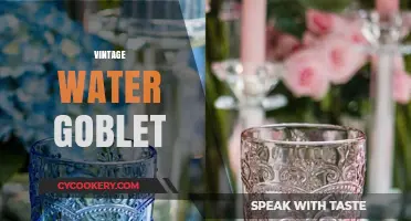 Elegant Vintage Water Goblets: Timeless Charm for Modern Tablescapes