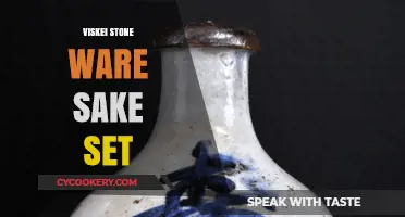 Elegant Viskei Stoneware Sake Set: Perfect for Traditional Japanese Dining