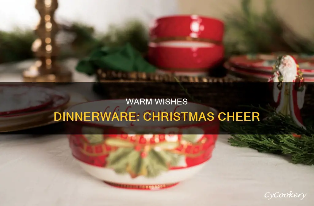 warm wishes dinnerware chriswtmas set