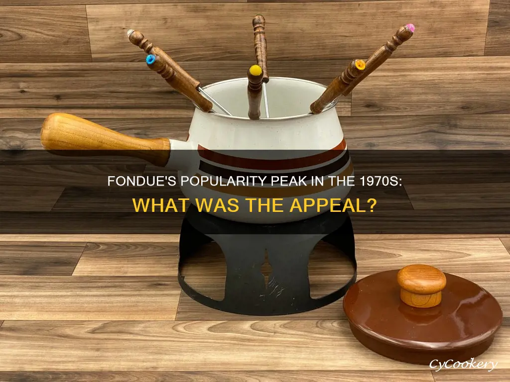 was fondue popular in the 70s