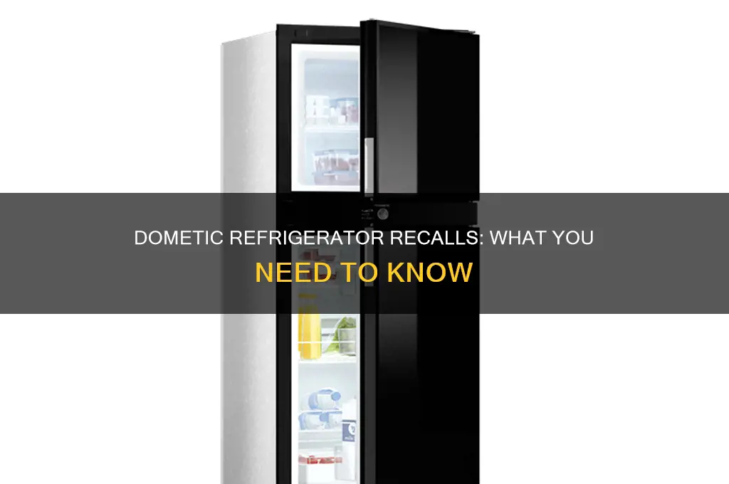 was there any recalls on dometic refrigerators