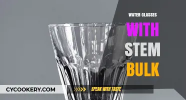 Elegant Stemmed Water Glasses: Bulk Options for Every Occasion