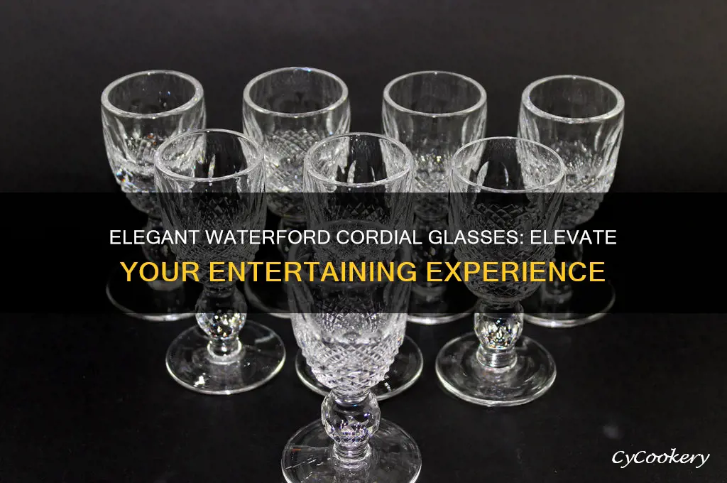 waterford cordial glasses