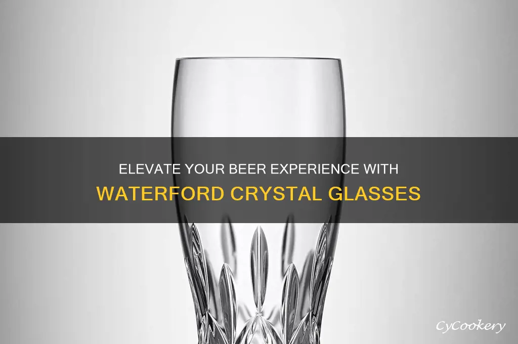 waterford crystal beer glasses