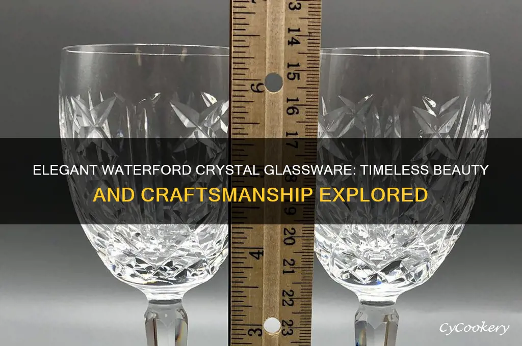 waterford crystal glassware