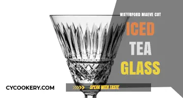 Elegant Waterford Maeve Cut Iced Tea Glass: A Timeless Tableware Essential