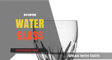 Elegant Waterford Water Glass: A Timeless Addition to Your Table
