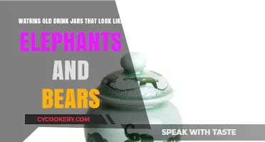 Watkins Old Drink Jars: Elephant & Bear Shaped Collectibles