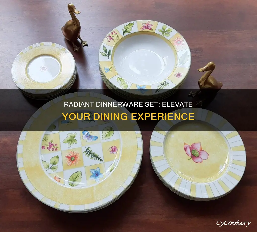 waverly radiant dinnerware set