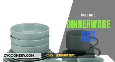 Wazee Matte Dinnerware Set: Elevate Your Dining Experience