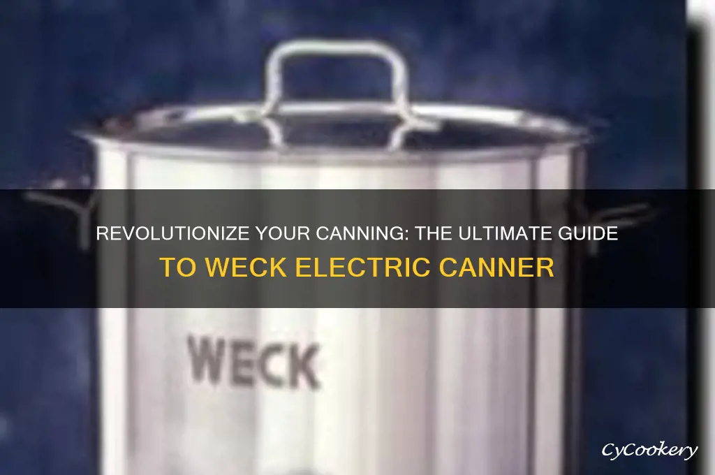 weck electric canner
