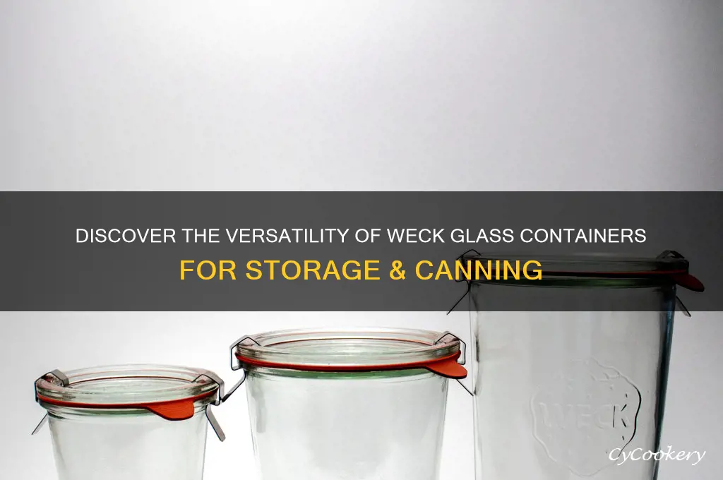 weck glass containers