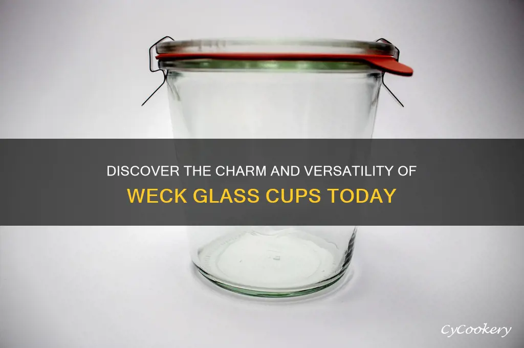 weck glass cups