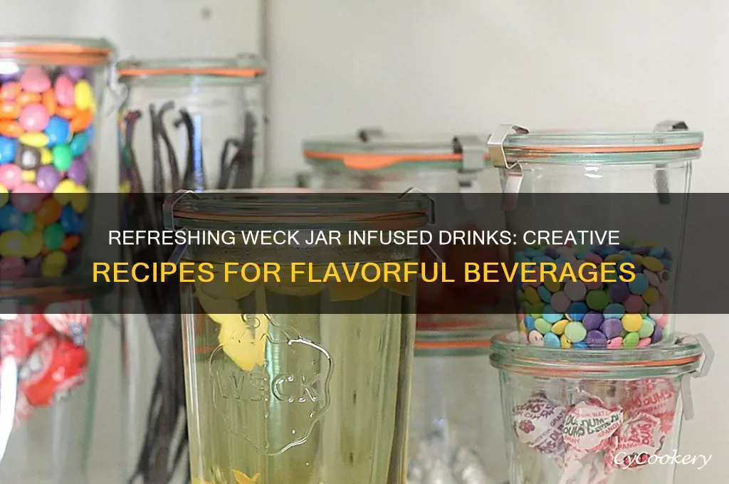 weck jar infused drinks