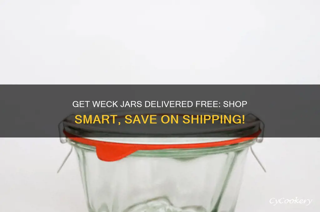 weck jars free shipping