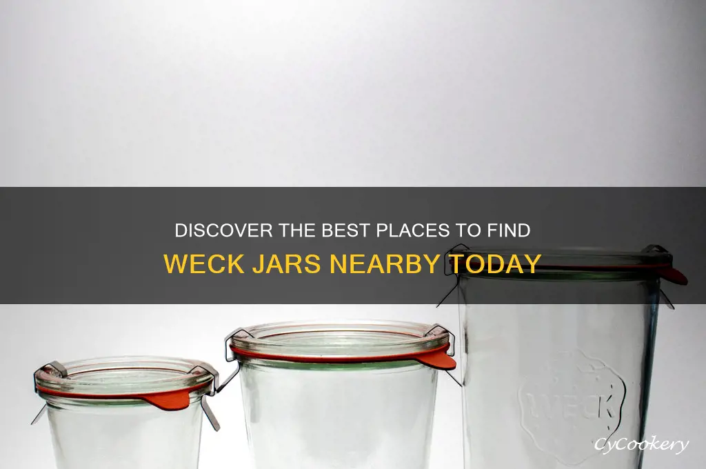 weck jars nearby