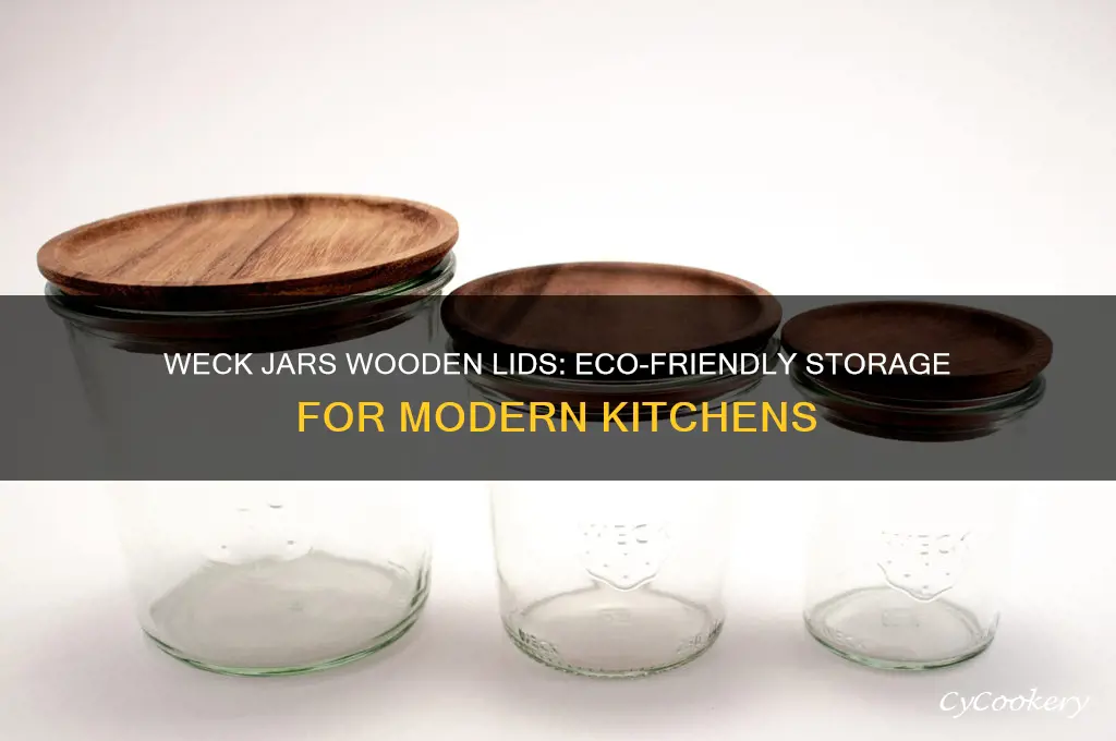 weck jars wooden lids