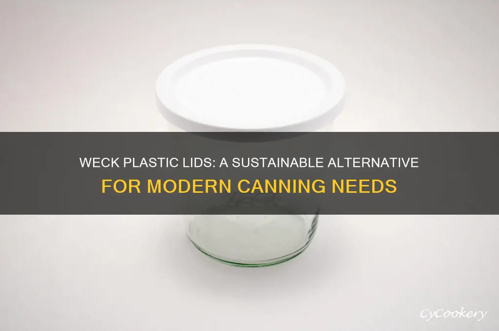 weck plastic lids
