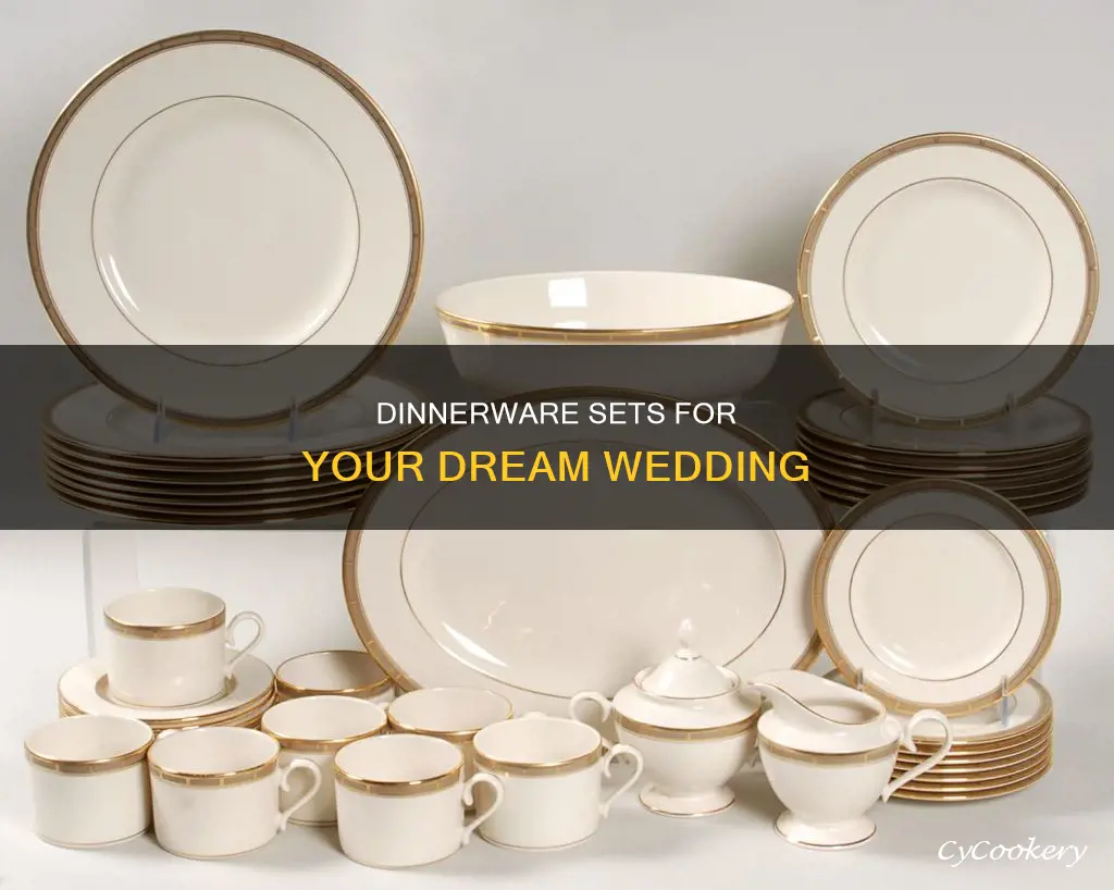 wedding dinnerware set