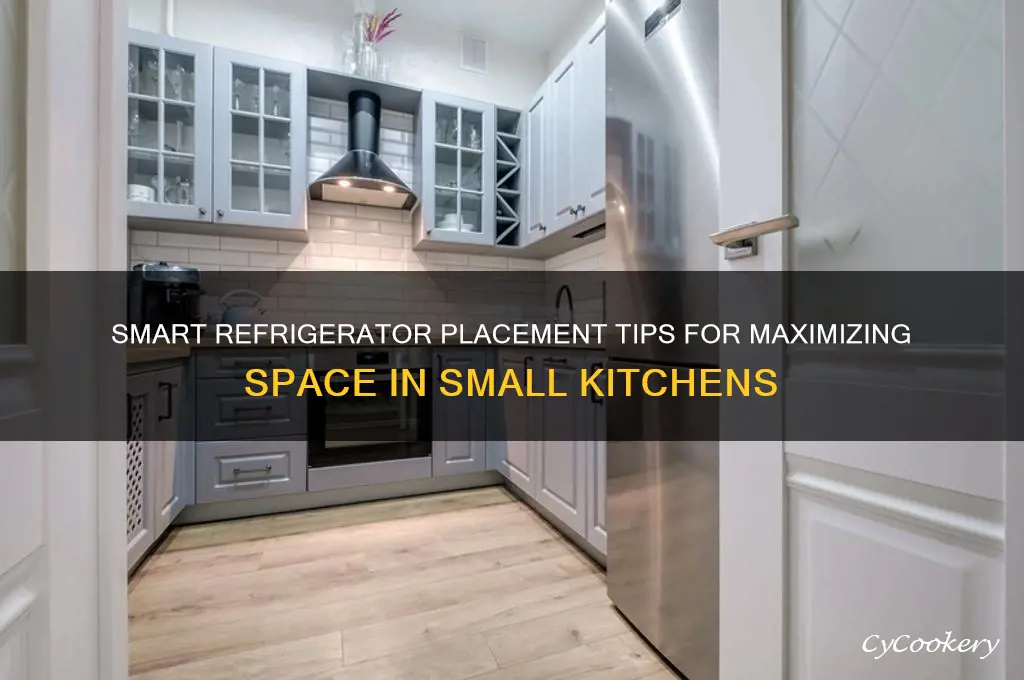 were to put refrigerator in small kitcen