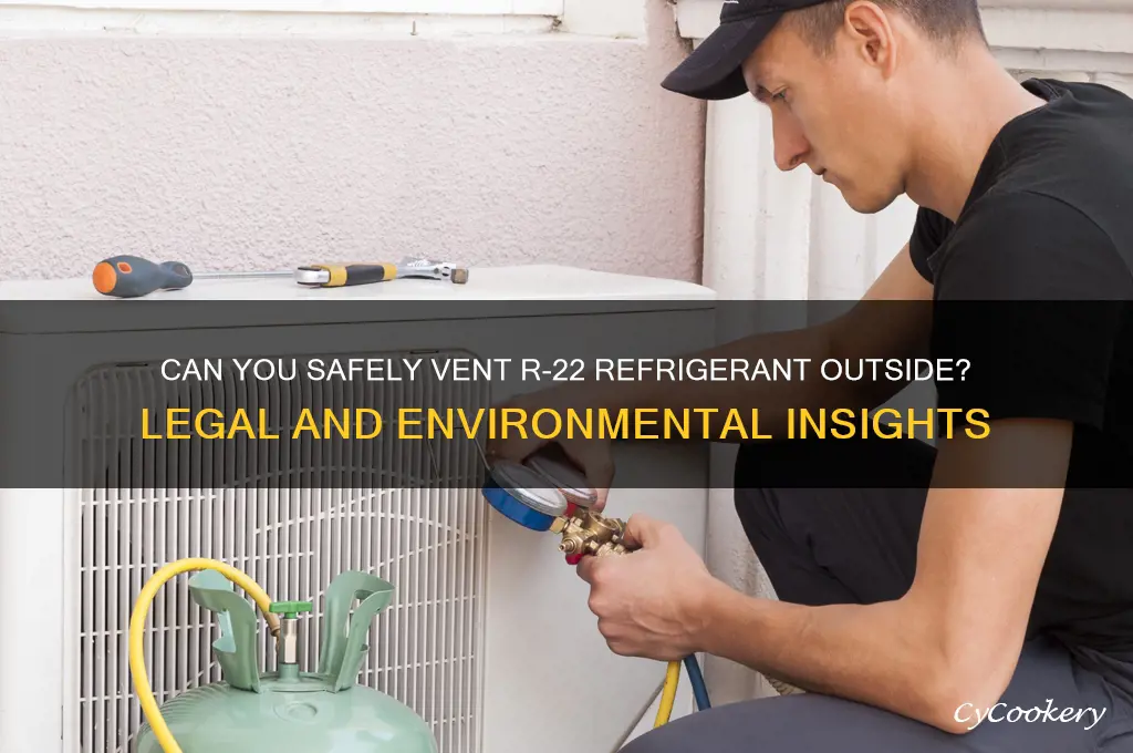what a c refrigerant can you vent to outside