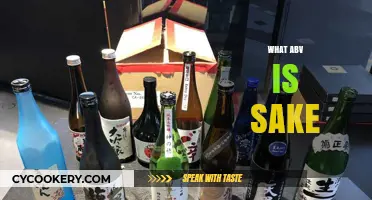 Understanding Sake's Alcohol Content: What ABV Can You Expect?