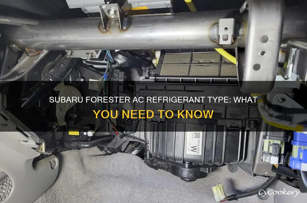 what ac refrigerant does subaru forester have