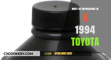 1994 Toyota AC Refrigerant: Identifying the Correct Type for Your Vehicle