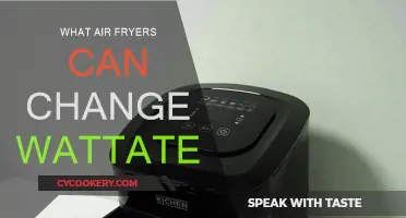 Air Fryer Wattage Flexibility: A Healthy, Efficient Cooking Option