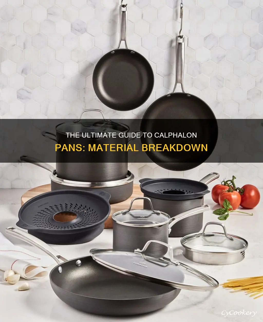 what are calphalon pans made of