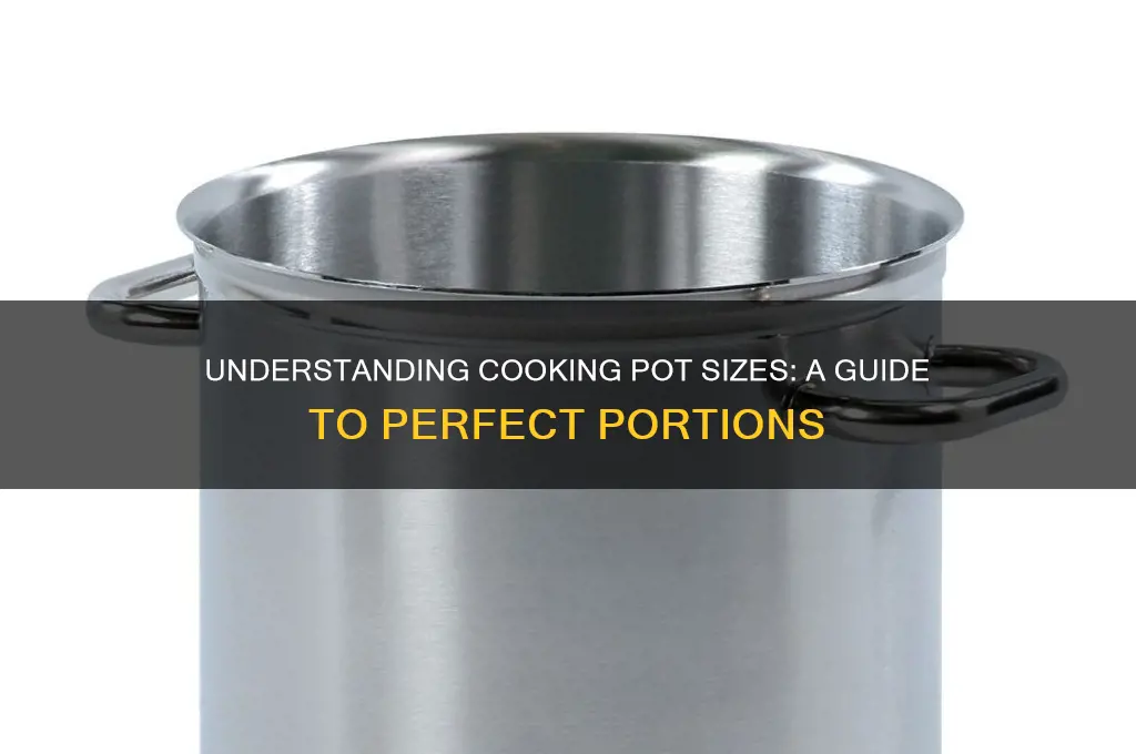 what are cooking pot sizes