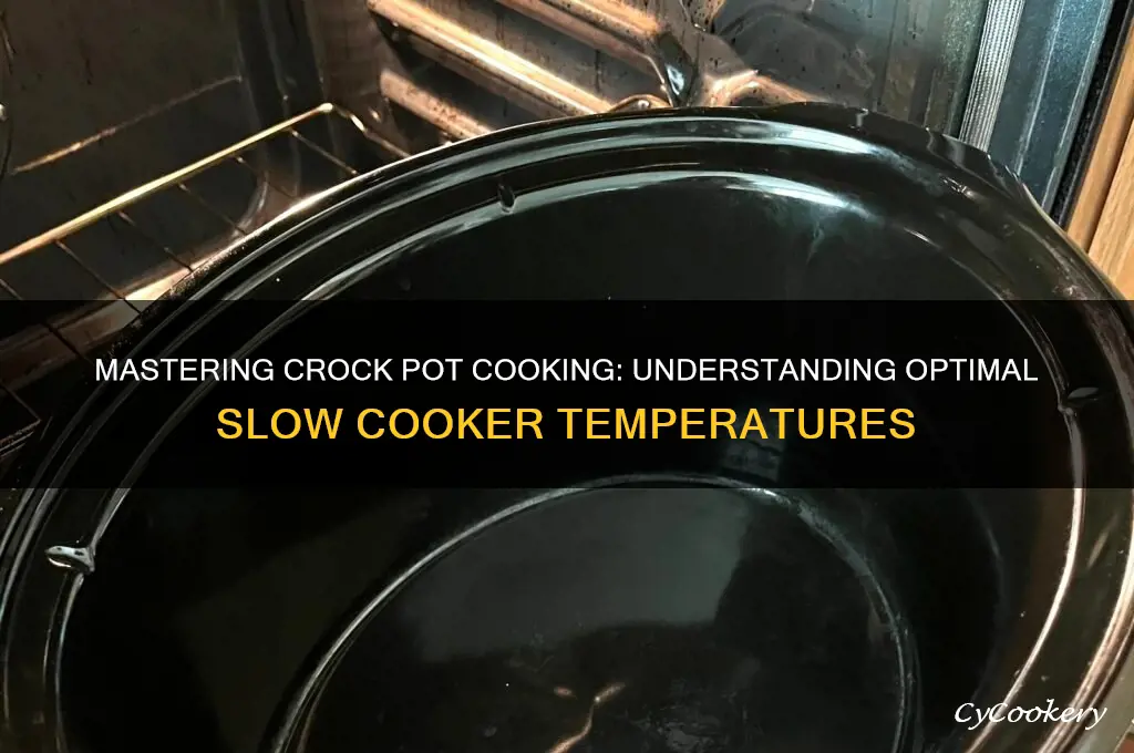 what are crock pot cooking temperatures