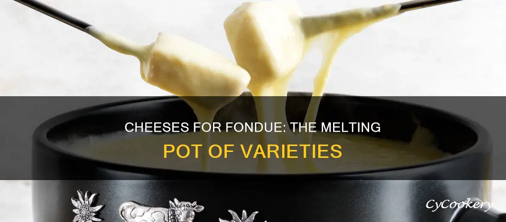 what are different cheeses that can be used in fondue