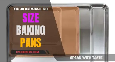 Half-Sheet Baking Pan Dimensions Explained