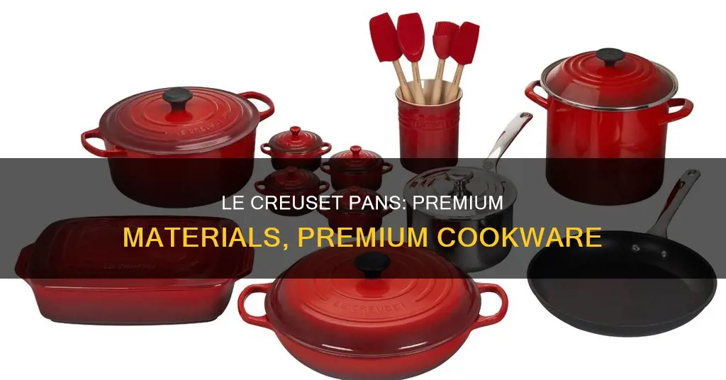 what are le creuset pans made of