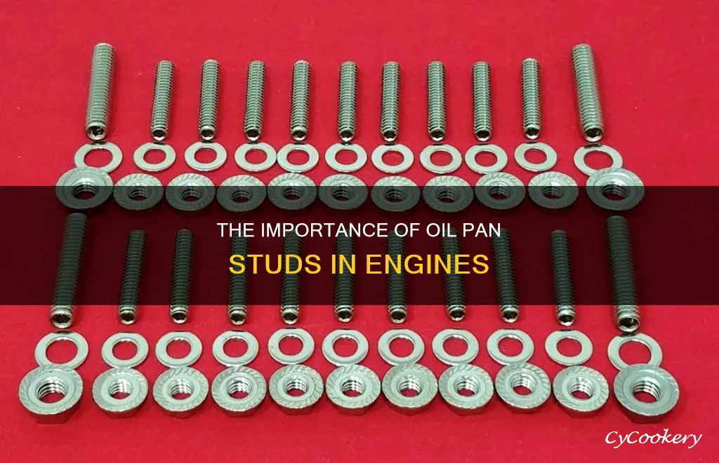 what are oil pan studs