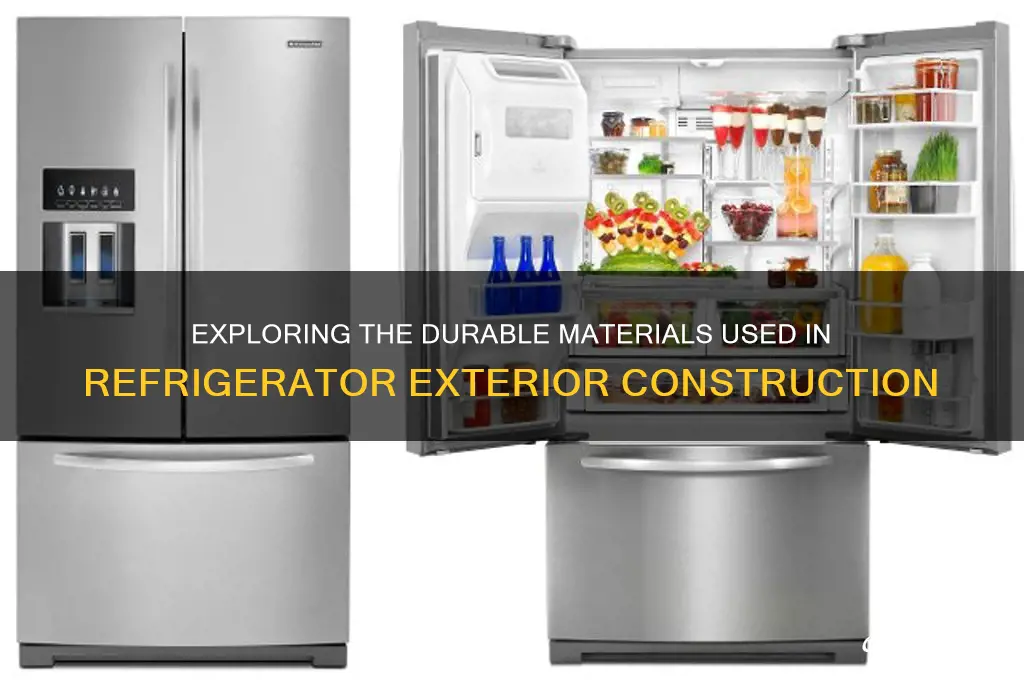 what are outisde of refrigerators made of